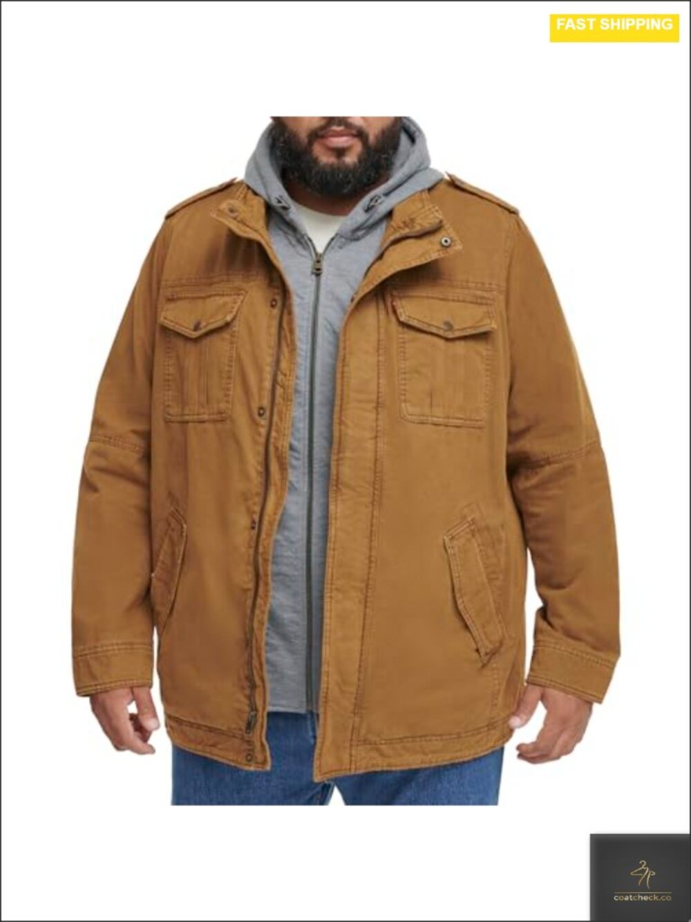 Levi's Men's Cotton Military Jacket